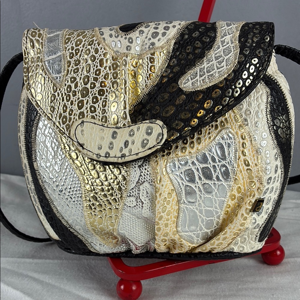 Patchwork Leather Shoulder Bag